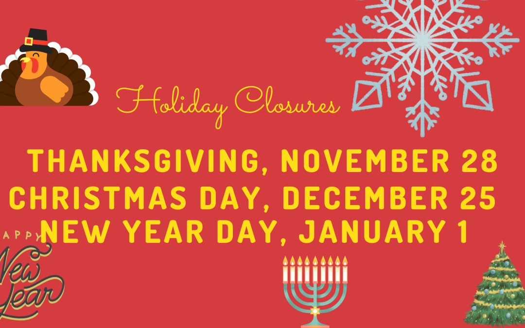 Holiday Hour Changes